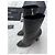Stivaletti in pelle Saint Laurent con borchie Nero - vista 12