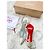 Sandali Christian Louboutin in raso bianco e PVC - vista 15