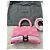 Balenciaga Hourglass XS Monogram Rosa Bianco - vista 4