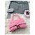 Balenciaga Hourglass XS Monogram Rosa Bianco - vista 7