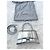 Balenciaga Borsa Hourglass Top Handle Argento Metallico - vista 5