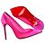 Christian Louboutin Décolleté in Camoscio Rosa e Mesh