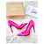 Christian Louboutin Décolleté in Camoscio Rosa e Mesh - vista 7