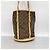 Borsa Tote Louis Vuitton Monogram Bucket GM Marrone - vista 10