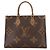 Borsa Tote Louis Vuitton Monogram Reverse Giant OnTheGo MM Rosso