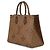 Borsa Tote Louis Vuitton Monogram Reverse Giant OnTheGo MM Rosso - vista 2