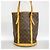 Borsa Tote Louis Vuitton Monogram Bucket GM Marrone - vista 12