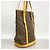 Borsa Tote Louis Vuitton Monogram Bucket GM Marrone - vista 2