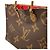 Borsa Tote Louis Vuitton Monogram Reverse Giant OnTheGo GM Rosso - vista 7