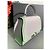 Borsa Moynat Rejane Grigio Elefante e Verde Menta - vista 4