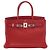 Hermès Red Clemence Birkin Retourne 30 Rosso - vista 5