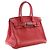Hermès Red Clemence Birkin Retourne 30 Rosso - vista 8