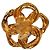 Orecchini a clip con maglie a catena placcati oro Chanel Gold D'oro - vista 3