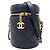 Vanity Beauty Case Chanel Black Small Quilted Lambskin Side Note Nero