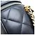 Vanity Beauty Case Chanel Black Small Quilted Lambskin Side Note Nero - vista 12