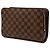 Louis Vuitton Pochette Saint Louis in Damier Ebene marrone - vista 2