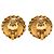 Orecchini a clip Chanel Gold CC placcati oro e perle finte Bianco - vista 2