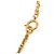 Collana con pendente rotondo Chanel Gold CC placcato oro D'oro - vista 5