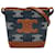 Céline Borsa a secchiello Celine Blue Small Denim Cuir Triomphe