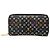 Carteira Zippy Louis Vuitton Monogram Multicolore Preta Preto