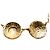 Chanel Gold CC Vergoldete Cambon Medaillon Halskette Golden - Ansicht 2