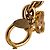 Chanel Gold CC Vergoldete Cambon Medaillon Halskette Golden - Ansicht 3