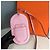 Hermès Borsa a Tracolla per Cellulare in Pelle di Capra Rosa - vista 2