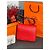 Borsa Hermès Constance S3 in pelle Epsom rossa Rosso - vista 10