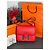 Borsa Hermès Constance S3 in pelle Epsom rossa Rosso - vista 8