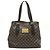 Borsa Tote Louis Vuitton Damier Hampstead MM Marrone