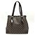 Borsa Tote Louis Vuitton Damier Hampstead MM Marrone - vista 3