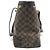 Borsa Tote Louis Vuitton Damier Hampstead MM Marrone - vista 4