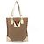 Borsa a tracolla Louis Vuitton Monogram Mini Initial Tanger Beige - vista 2
