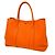 Hermès Tote Hermes Garden Party Toile e Pelle 36 Arancione - vista 2