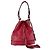 Borsa a tracolla in pelle rossa Prada Rosso