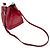 Borsa a tracolla in pelle rossa Prada Rosso - vista 11