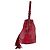 Borsa a tracolla in pelle rossa Prada Rosso - vista 2