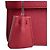 Borsa a tracolla in pelle rossa Prada Rosso - vista 11
