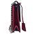 Borsa a tracolla in pelle rossa Prada Rosso - vista 2