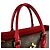 Borsa Tote Louis Vuitton Monogram Flower Marrone Rosso Monogramma - vista 10