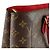 Borsa Tote Louis Vuitton Monogram Flower Marrone Rosso Monogramma - vista 6