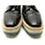 PRADA SCHWARZE PLATFORM-DERBY-SCHUHE AUS POLIERTEM LEDER 38 IT 39 FR  - Ansicht 4