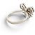 Autre Marque ANILLO KNOT DIAMONDS IN ORO BIANCO 18K T53 5.5GR CON 63 DIAMANTI 0.63CT - vista 4