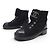 BOTAS CHANEL RANGERS LACE-UP G36424 40 COMBAT BOOTS EN TWEED