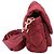 Borsa a tracolla Marc Jacobs Quilted Utility in nylon rosso Bordò - vista 3