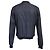 Giacca bomber con zip e patch Dolce & Gabbana in poliammide blu navy - vista 3