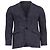 Blazer monopetto in tweed scozzese Etro in cotone blu navy