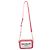 Borsa a tracolla Balmain B-Army 18 in tela rosa e pelle