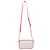 Borsa a tracolla Balmain B-Army 18 in tela rosa e pelle - vista 4