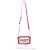 Borsa a tracolla Balmain B-Army 18 in tela rosa e pelle - vista 5